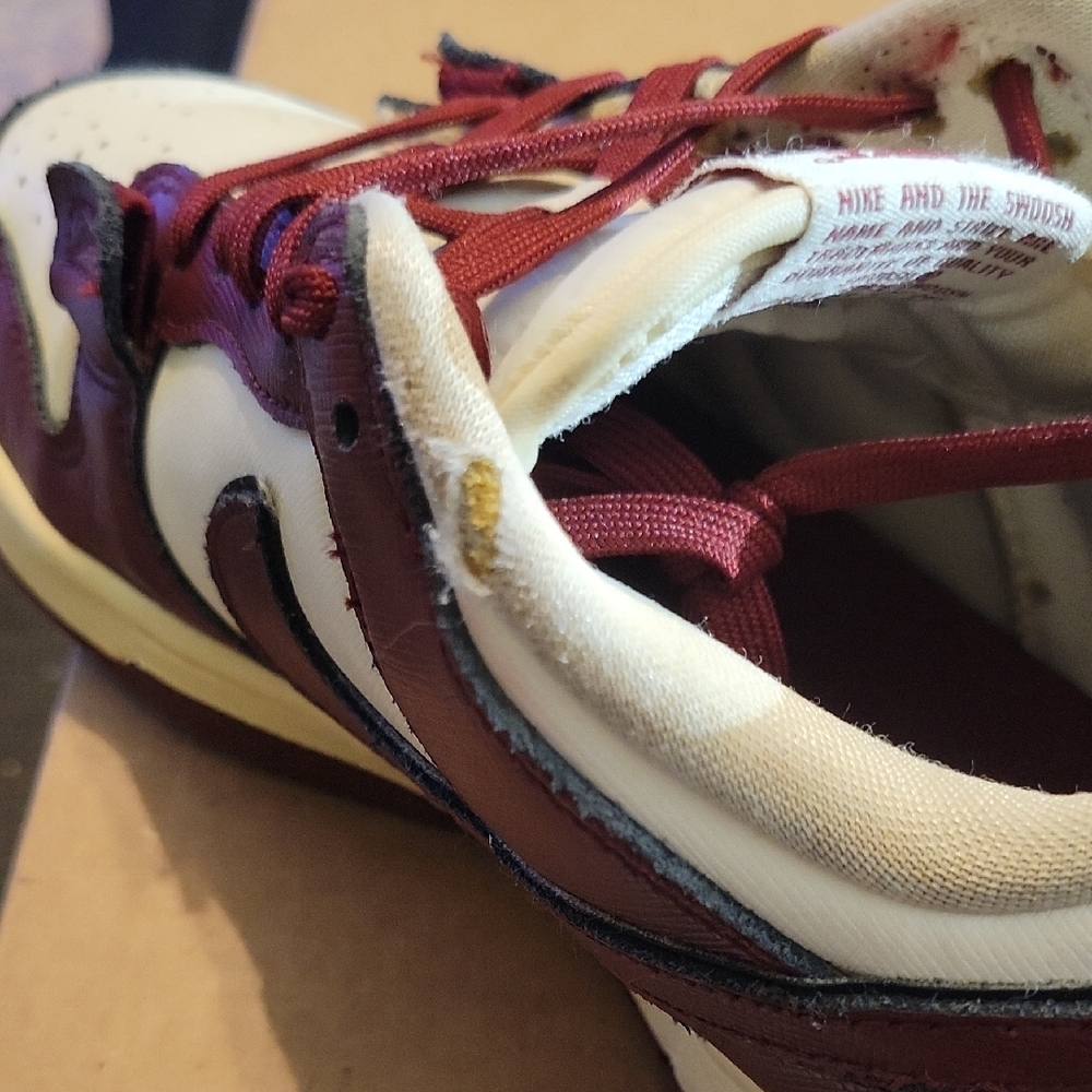 Nike Dunk Low SE Sisterhood Sail Team Red (Womens) Womens Sz 9 - Picture 11 of 11
